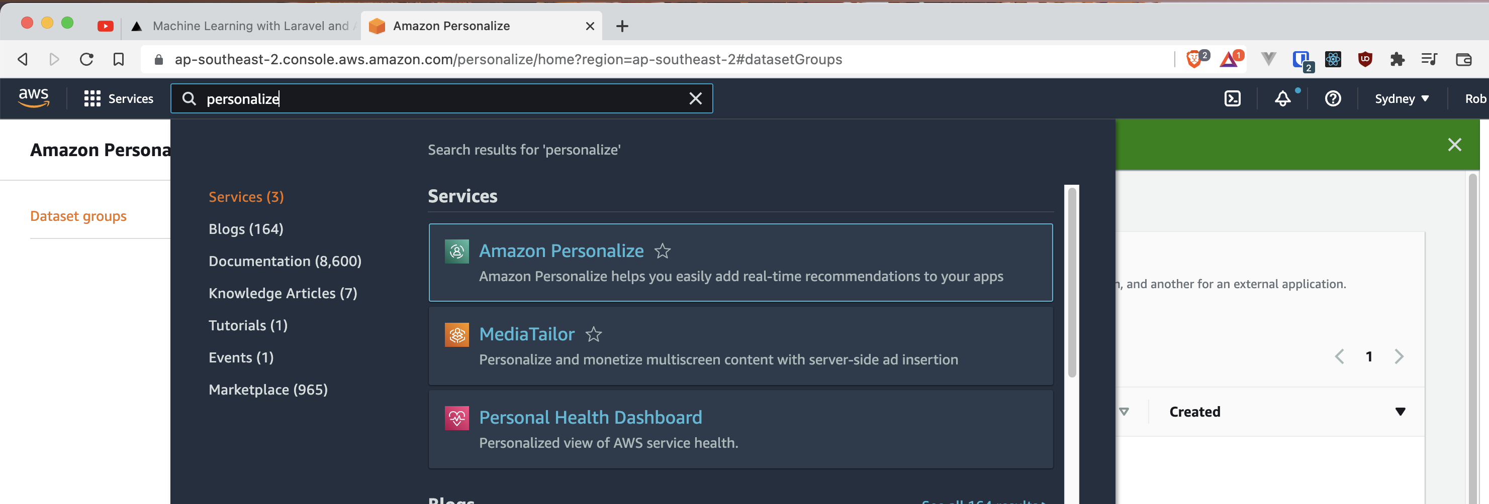 AWS Personalize Part 1
